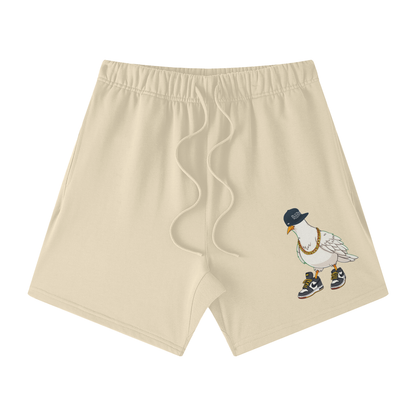Duece the Dove Heavyweight Earth Tone Cotton Shorts