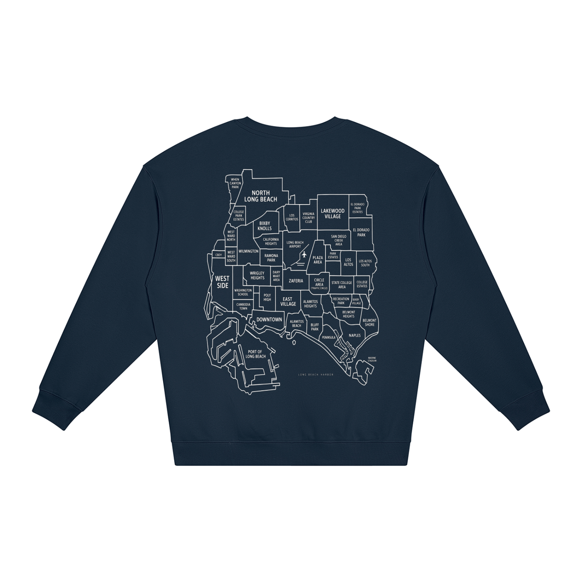 "Block 2 Block" Unisex Loose Crewneck Sweatshirt