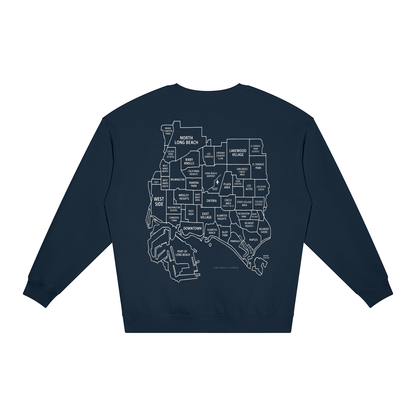 "Block 2 Block" Unisex Loose Crewneck Sweatshirt