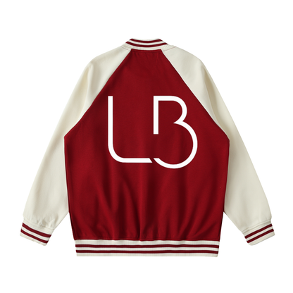 Long Beach Casual Wear - Two Tone Raglan Sleeve Varsity Jacket