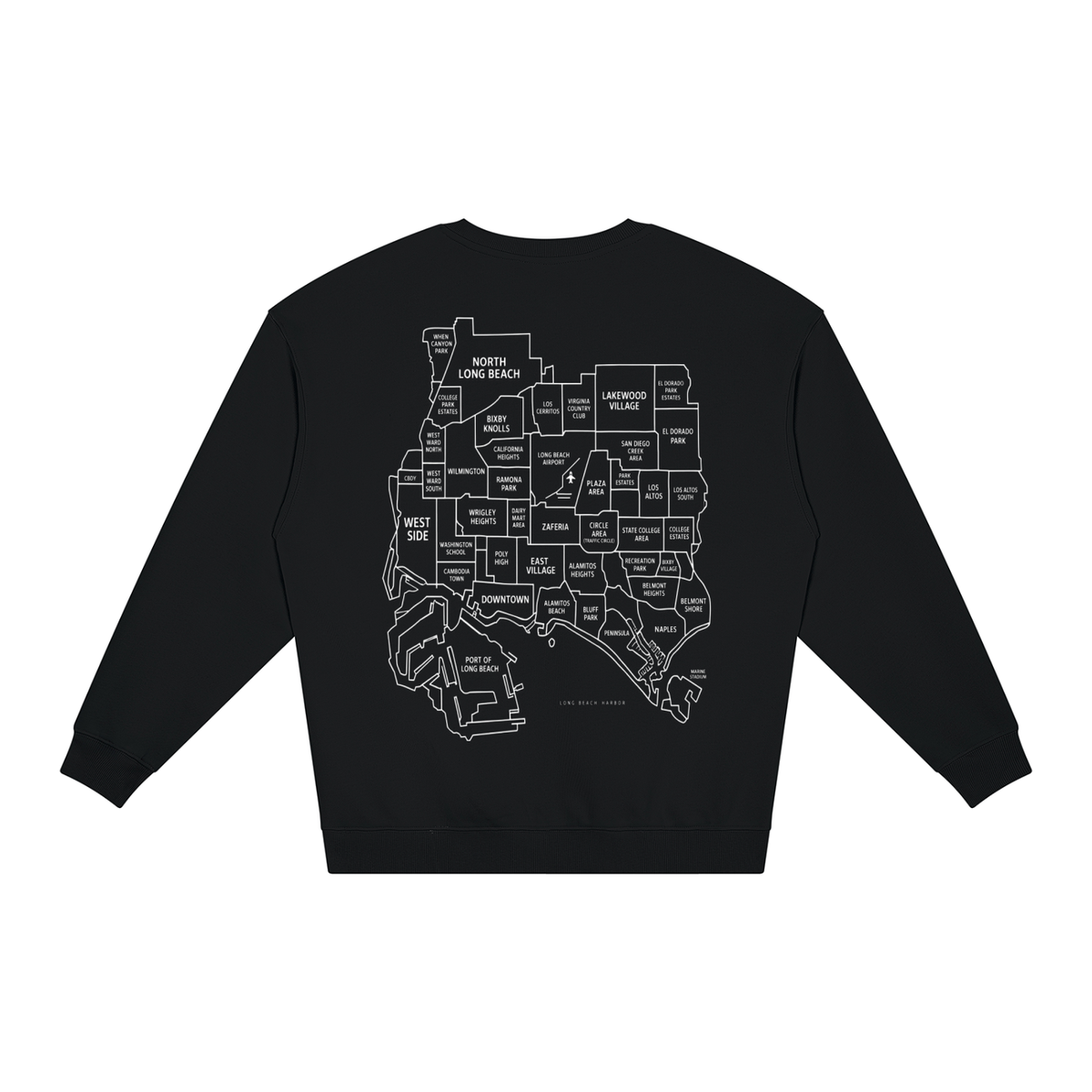 "Block 2 Block" Unisex Loose Crewneck Sweatshirt