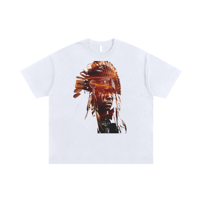 The Black Chief - Oversized Cotton T-Shirt