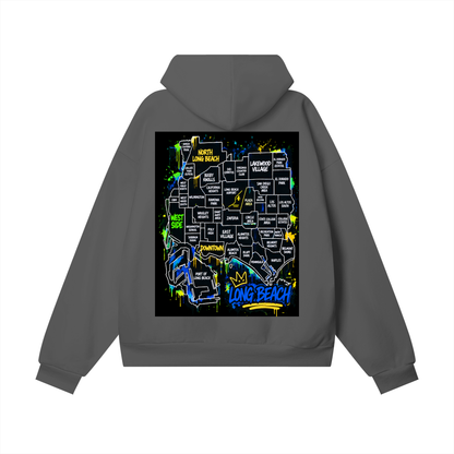 "Where U From" Super Heavyweight Hidden Pocket Hoodie