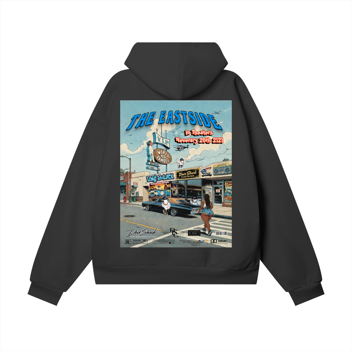 "Duece & The Crew" Poster Super Heavyweight Fleece Hoodie