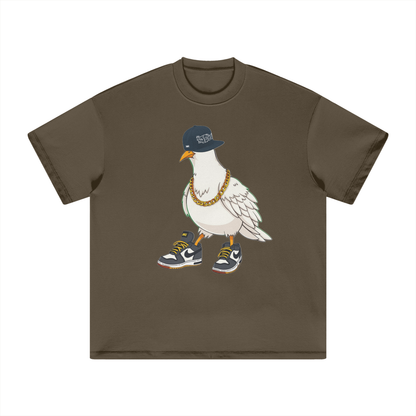Duece the Dove Heavyweight Earth Tone T-Shirt
