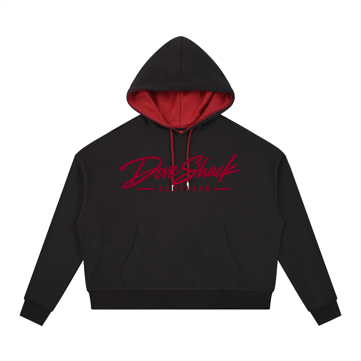 "Dove Shack Clothing" Casual Contrast Drawstring Hoodie