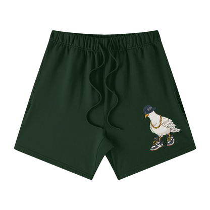 Duece the Dove Heavyweight Earth Tone Cotton Shorts