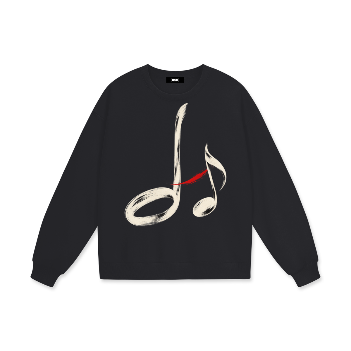 "Half Note" Heavyweight Drop Shoulder Sweatshirt