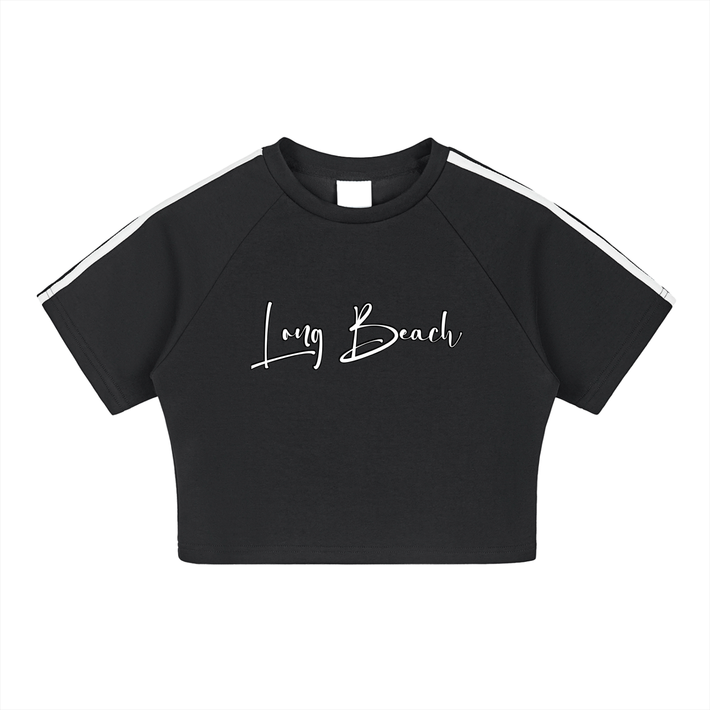 Long Beach Casual Wear - Women's Taped Cooling Performance Crop Top