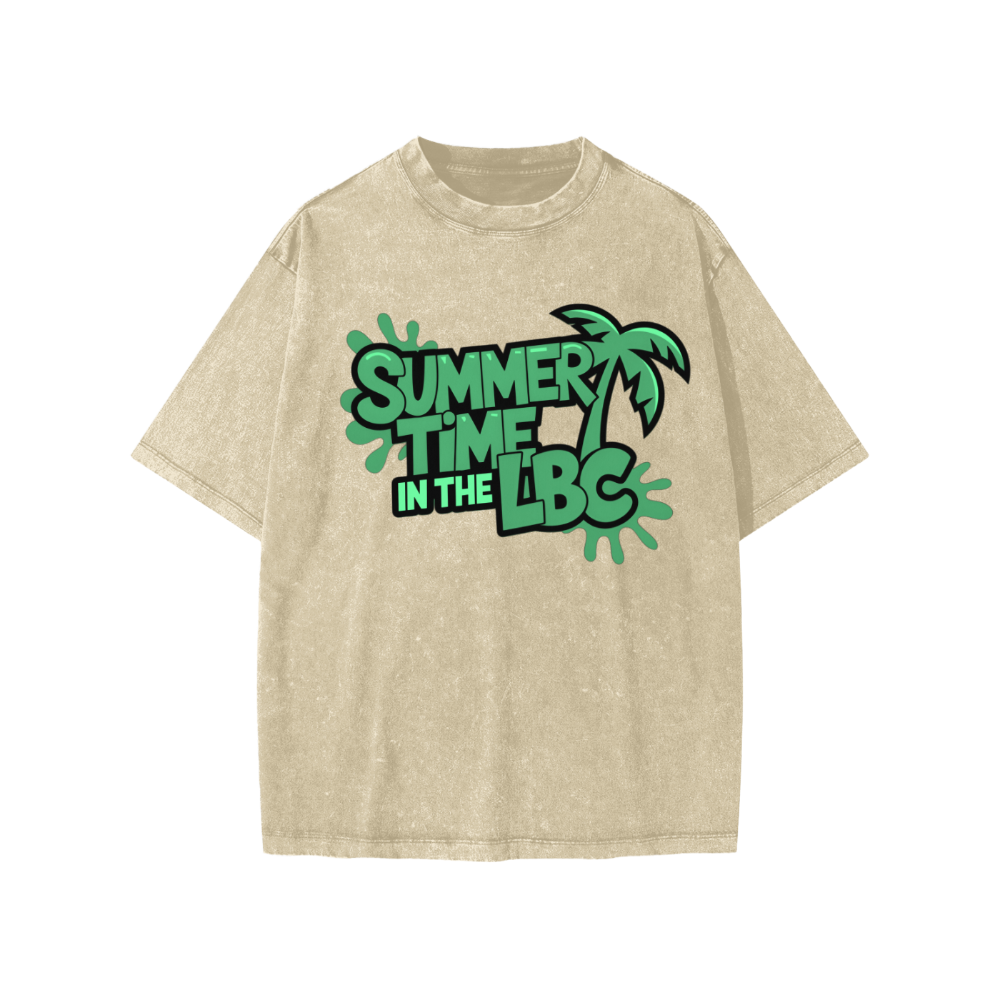 Summer Splash - Snow Washed Kids' T-shirt