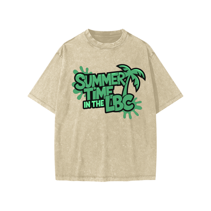 Summer Splash - Snow Washed Kids' T-shirt