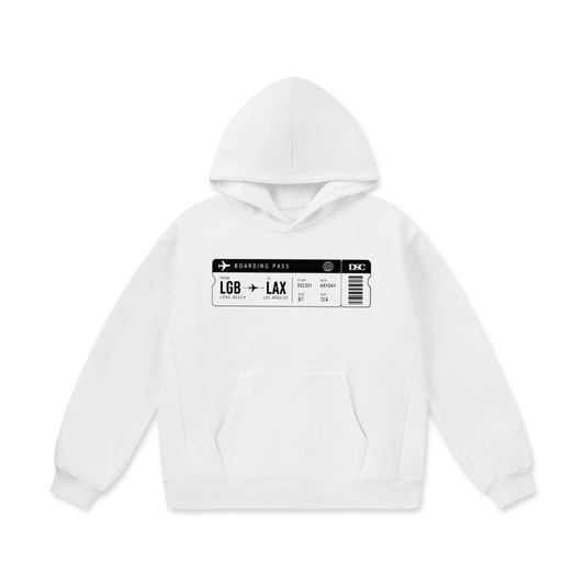 Boarding Pass To Success | Oversize Heavyweight Hoodie