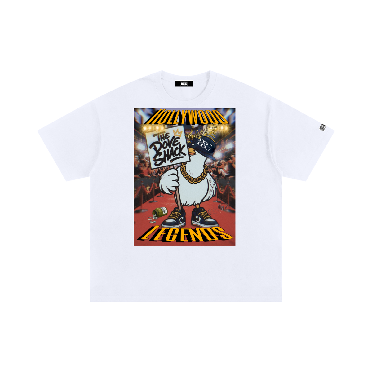 "Duece & The Crew" Unisex Oversized Poster T-Shirt