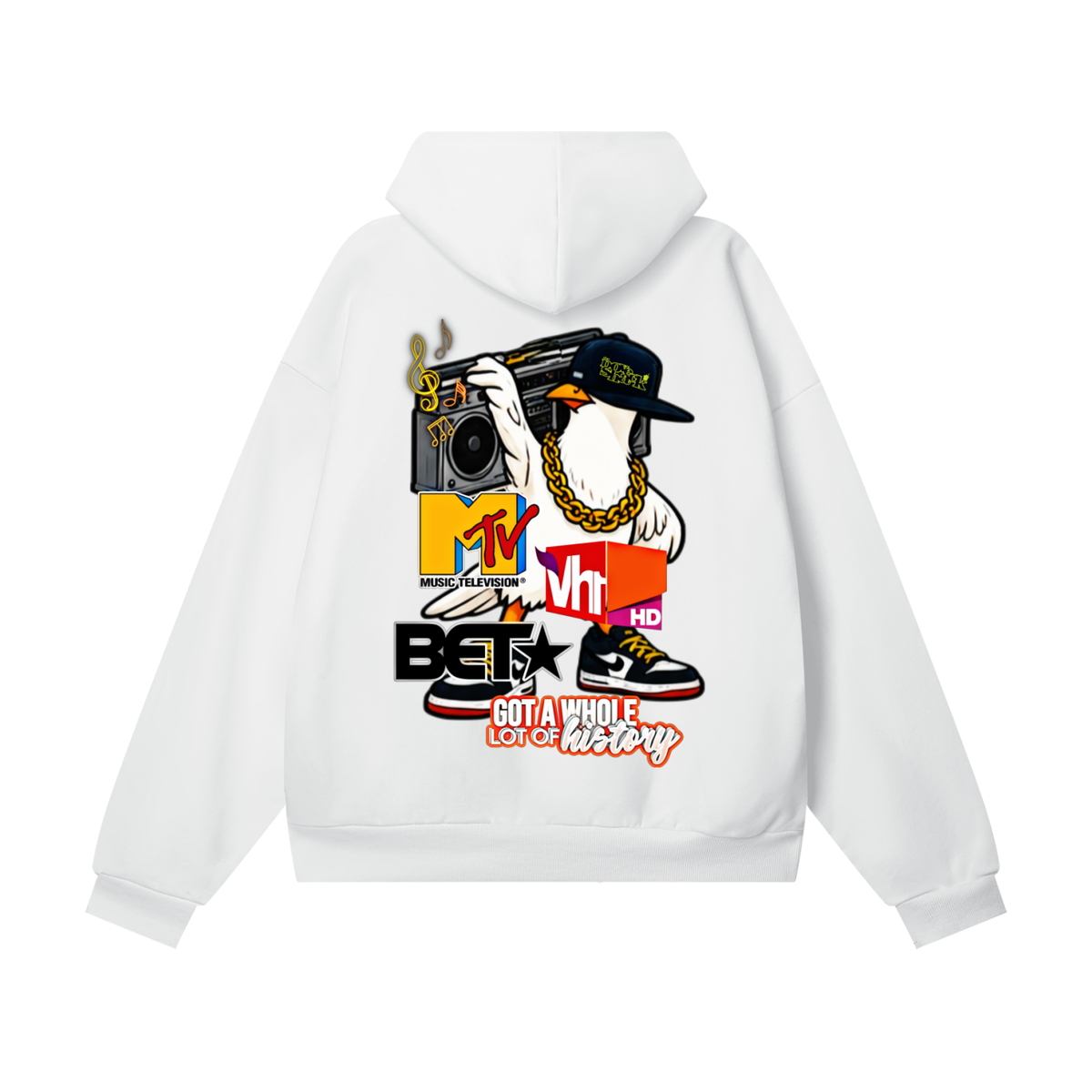 "Duece & The Crew" Poster Super Heavyweight Fleece Hoodie