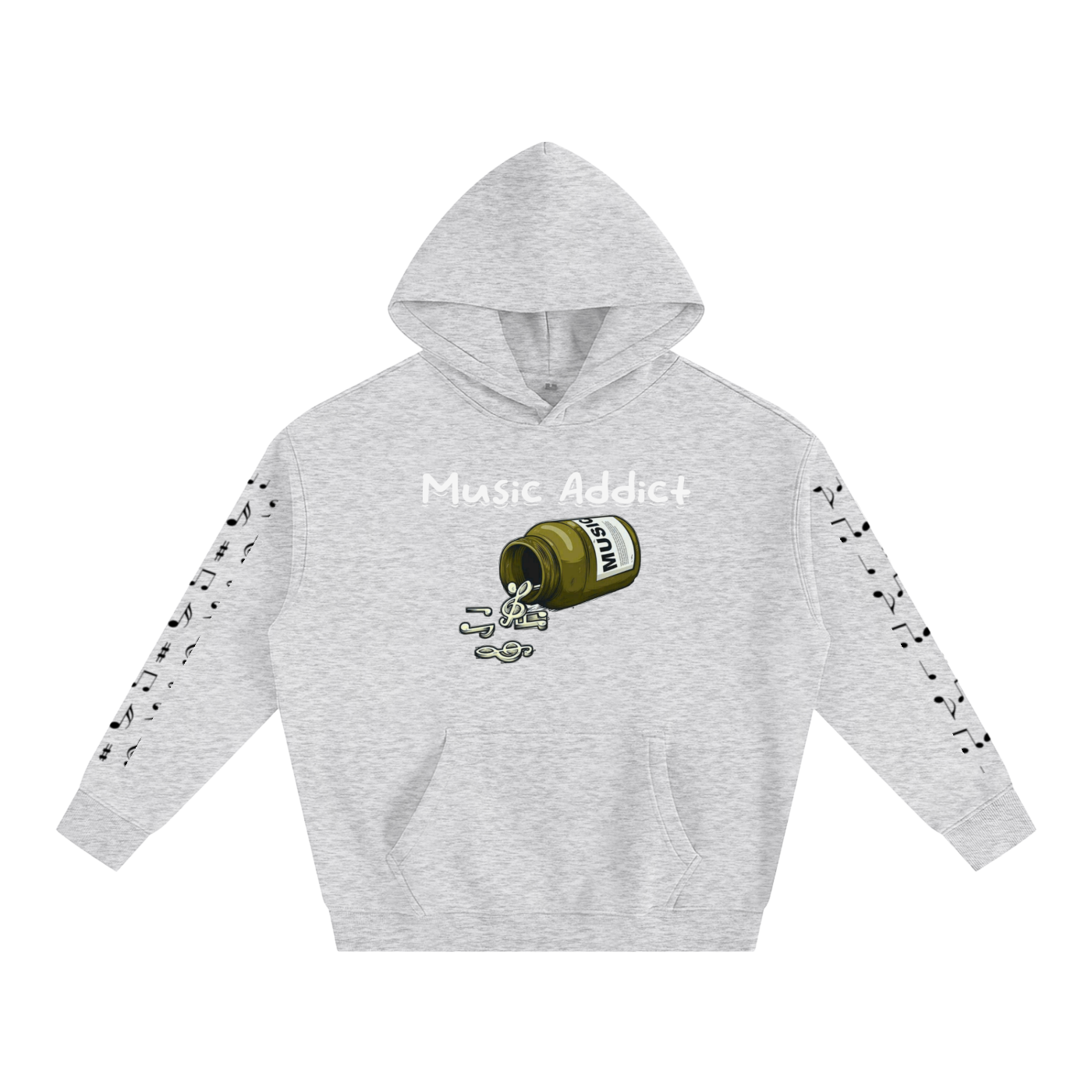 Music Addict Fleeced Hoodie