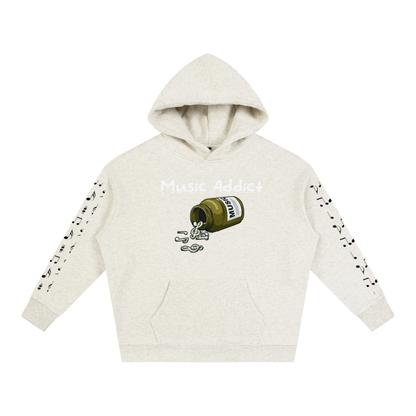 Music Addict Fleeced Hoodie