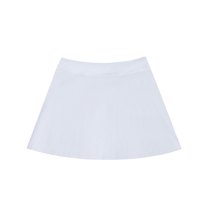 Long Beach Casual Wear - Women's High-Waist Pocketed A-Line Skirt