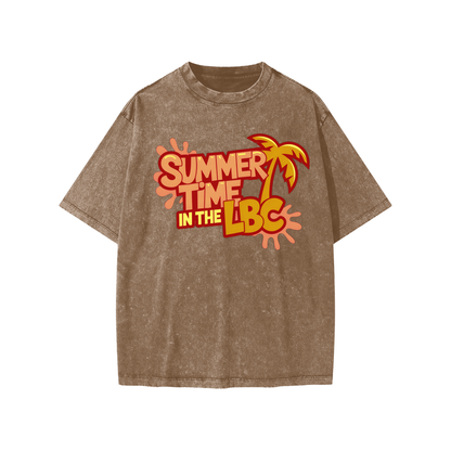 Summer Splash - Snow Washed Kids' T-shirt