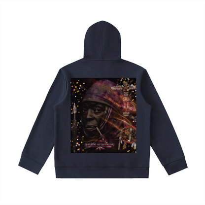 Iroquois Sky Woman - Essential Heavyweight High Neck  Zip-Up Hoodie