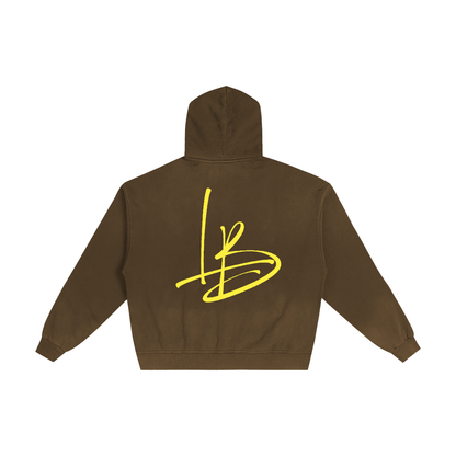 Long Beach Casual Wear - Hand-Frayed Sunfade Zip Hoodie