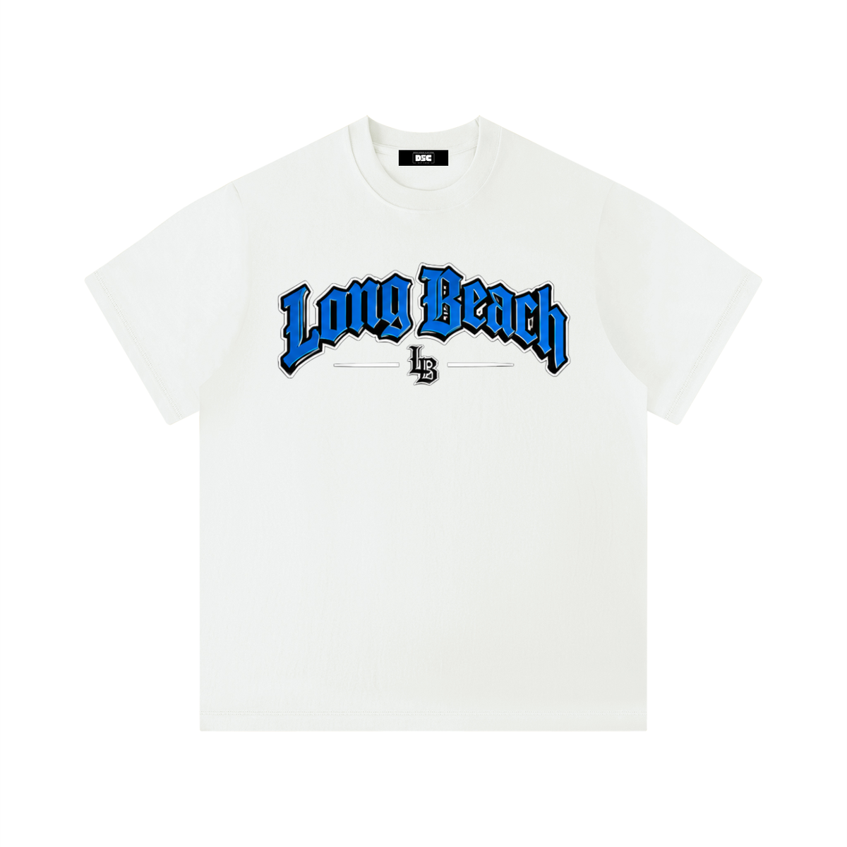 "City By The C" Blue logo Regular Fit T-Shirt