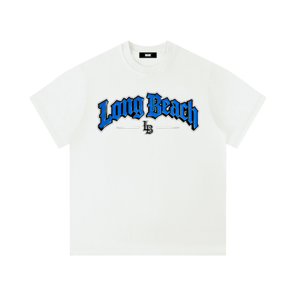 "City By The C" Blue logo Regular Fit T-Shirt