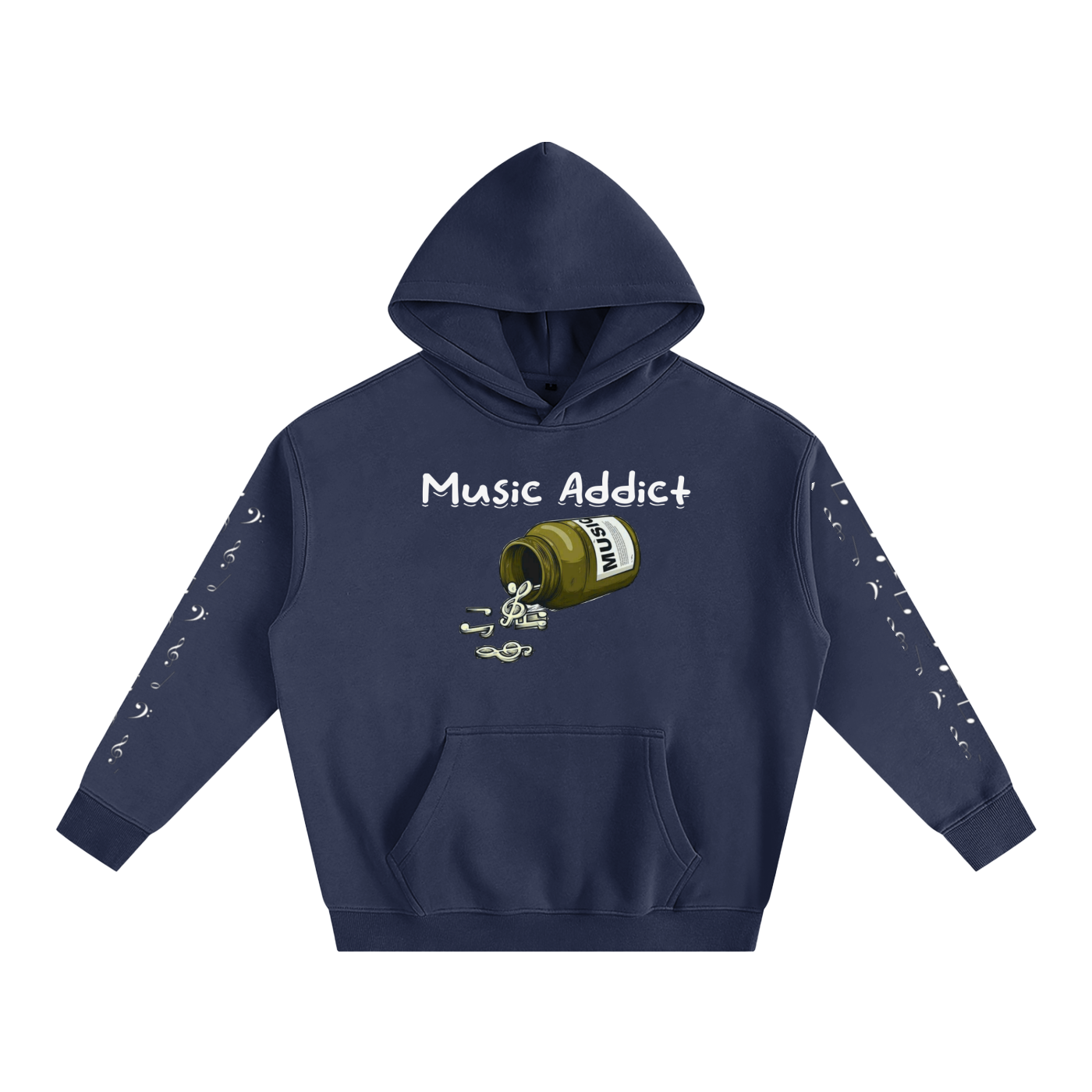 Music Addict - Fleeced Hoodie