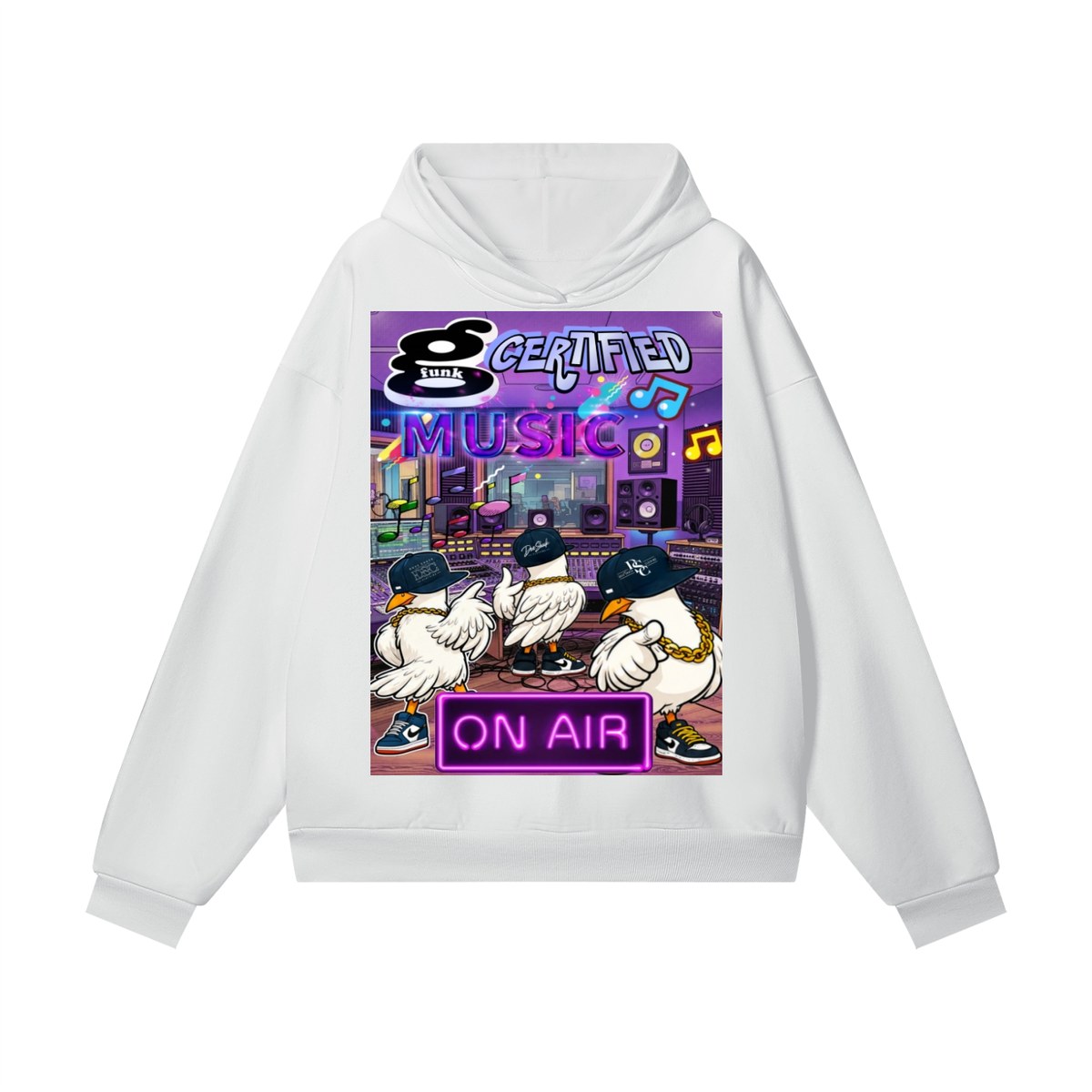 "Duece & The Crew" Poster Super Heavyweight Fleece Hoodie