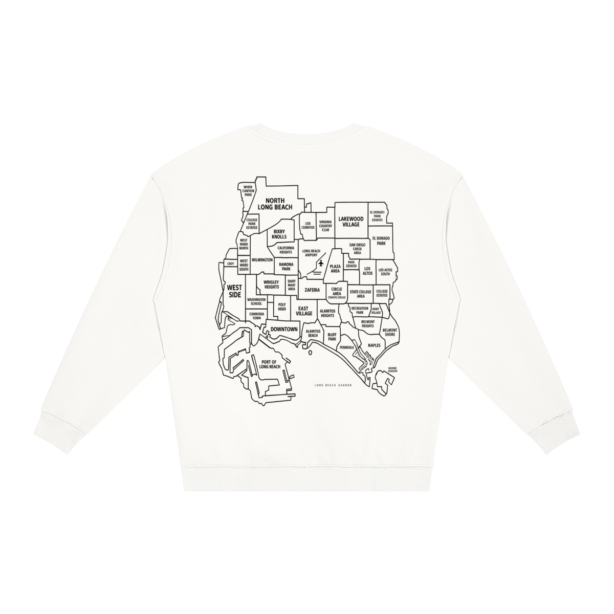 "Block 2 Block" Unisex Loose Crewneck Sweatshirt