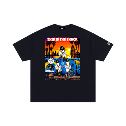 "Duece & The Crew" Unisex Oversized Poster T-Shirt