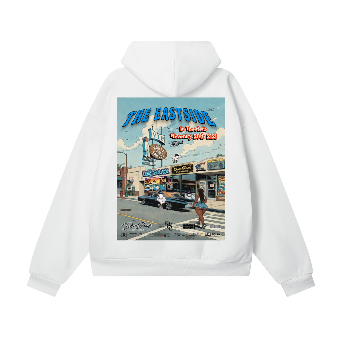"Duece & The Crew" Poster Super Heavyweight Fleece Hoodie
