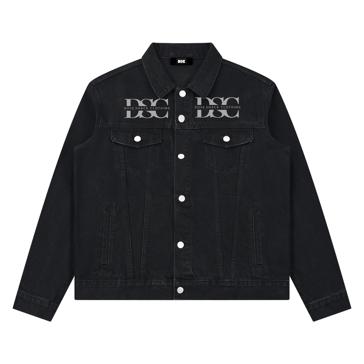 Unisex Vintage Wash Denim Jacket