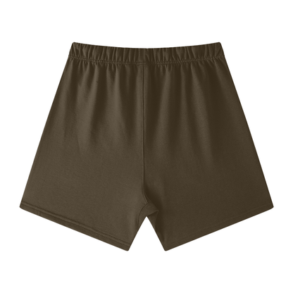 Duece the Dove Heavyweight Earth Tone Cotton Shorts
