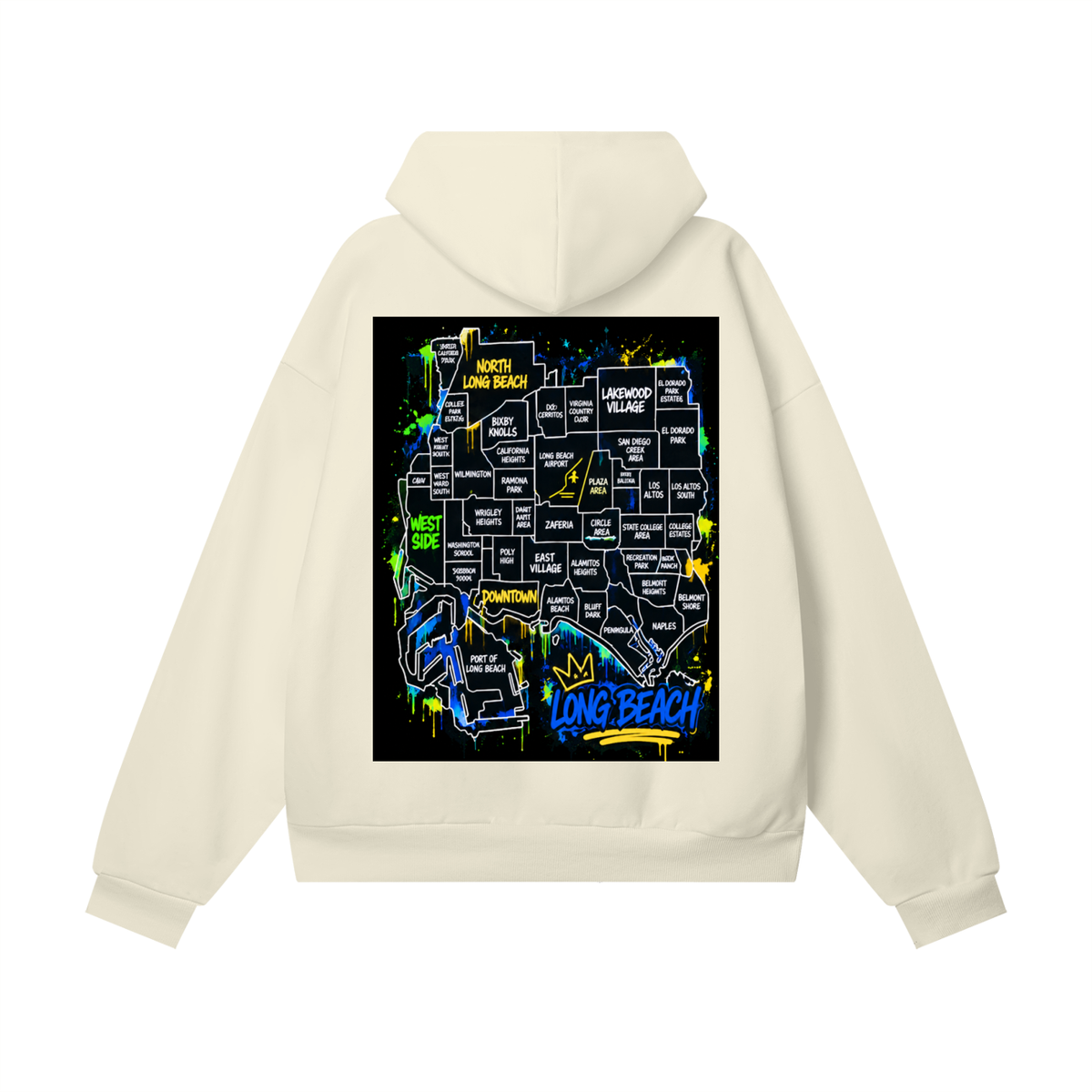 "Where U From" Super Heavyweight Hidden Pocket Hoodie