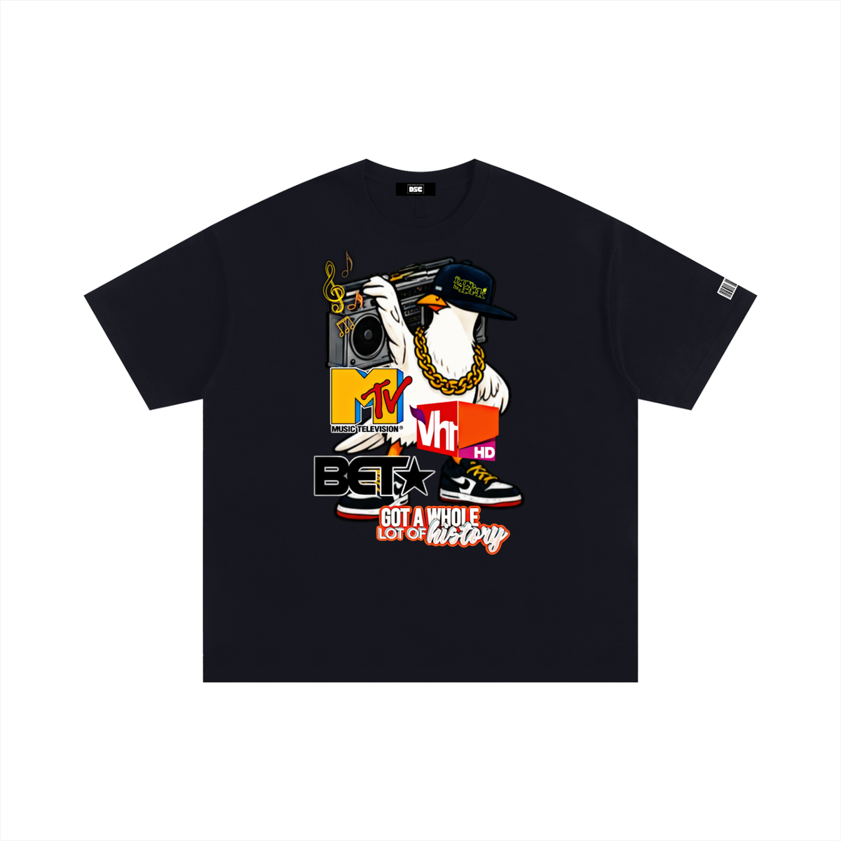 "Duece & The Crew" Unisex Oversized Poster T-Shirt