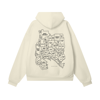 Peace & Unity On the Map | Heavyweight Fleece Hoodie