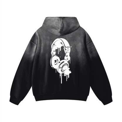 DripHop Heavyweight Sunfade Oversized Hoodie