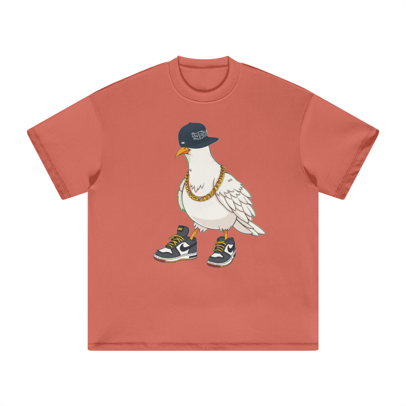 Duece the Dove Heavyweight Earth Tone T-Shirt