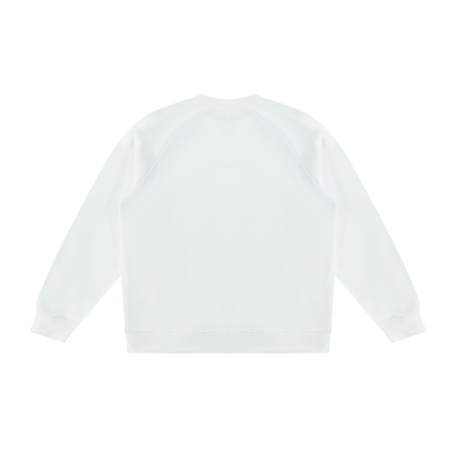 "Long Beach Stripes" Color Block Crewneck Sweatshirt