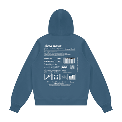 "Artist Ingredients" Unisex Fleece Hoodie