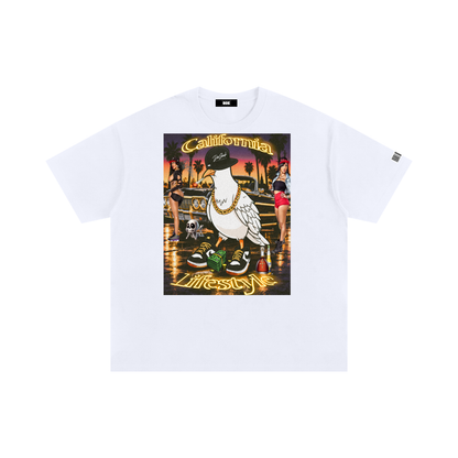 "Duece & The Crew" Unisex Oversized Poster T-Shirt