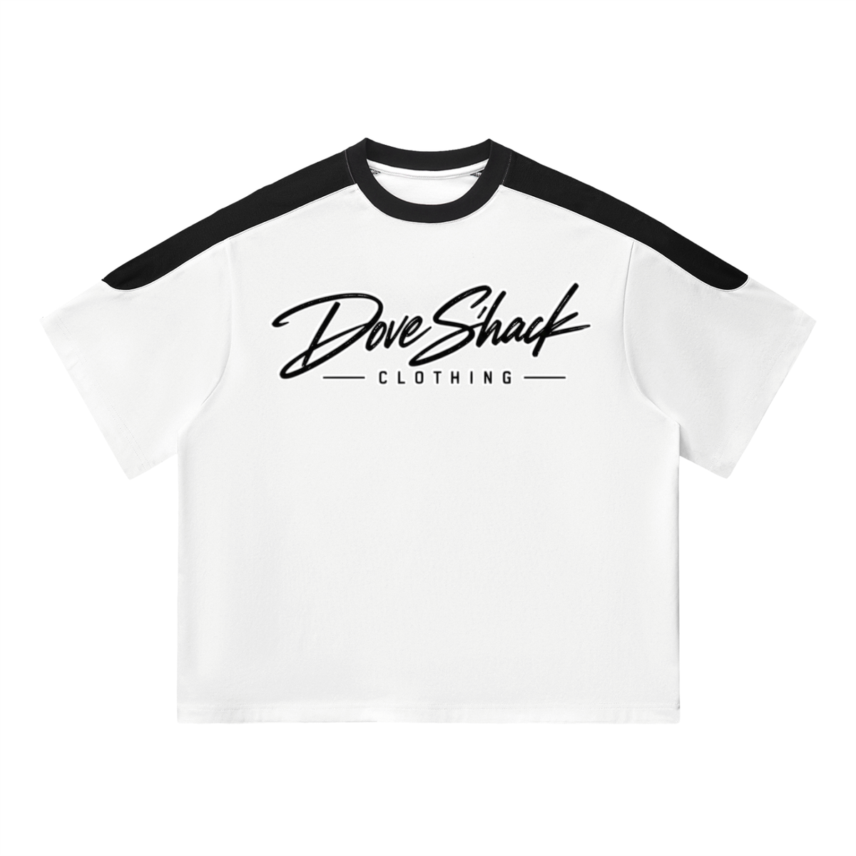 "Dove Shack Clothing" Unisex Color Block Oversized T-Shirt