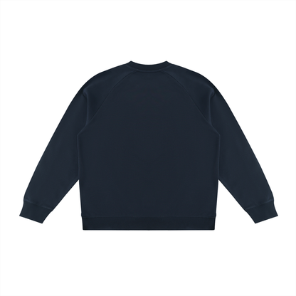 "Long Beach Stripes" Color Block Crewneck Sweatshirt