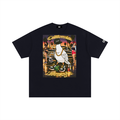 "Duece & The Crew" Unisex Oversized Poster T-Shirt