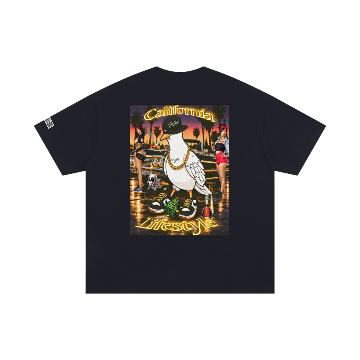 "Duece & The Crew" Unisex Oversized Poster T-Shirt