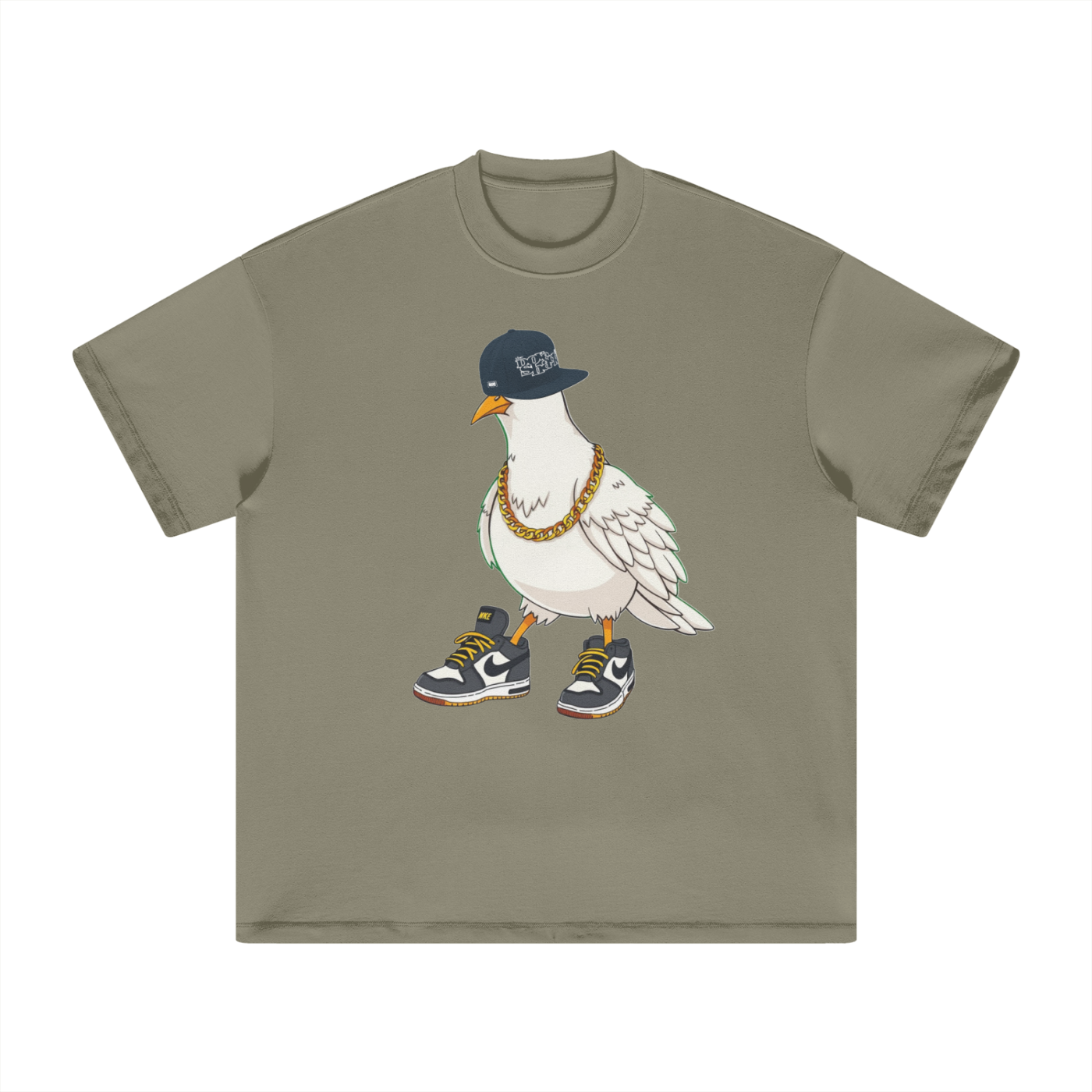 Duece the Dove Heavyweight Earth Tone T-Shirt