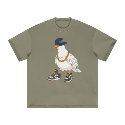 Duece the Dove Heavyweight Earth Tone T-Shirt