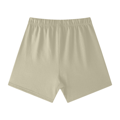 Duece the Dove Heavyweight Earth Tone Cotton Shorts