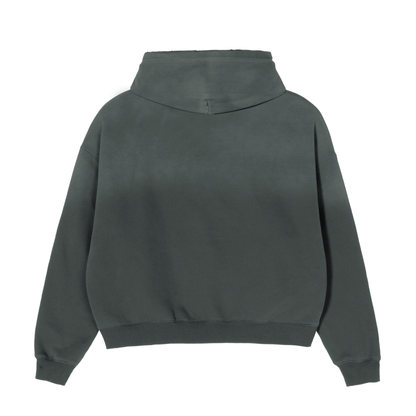 Long Beach Casual Wear - Frayed Sunfade Boxy Hoodie