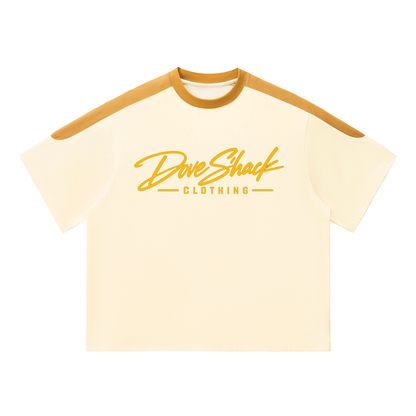 "Dove Shack Clothing" Unisex Color Block Oversized T-Shirt